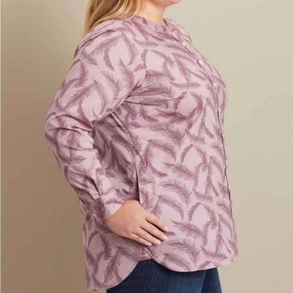 Duluth Trading Company Regular & PlusSize Button Down Feather Blouse Shirt NEW - Picture 5 of 7